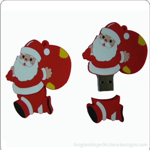 Cartoon Santa Claus Father Christmas USB Flash Drive Gift